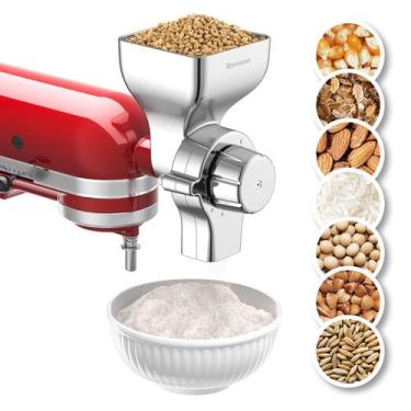 Imagem de Acessório de moinho de grãos Mavouse para batedeira Kitchenaid