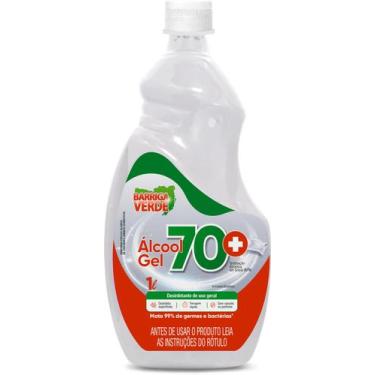 Imagem de Álcool gel 70% 1 litro extra fino - Barriga Verde 