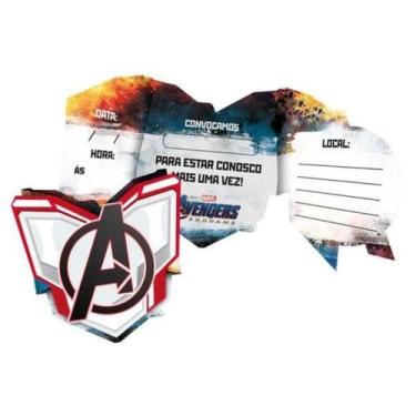 Imagem de Convite Vingadores C/8 Regina