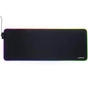 Imagem de Mouse Pad Gamer Warrior Cronos Flexível Rgb Xl Ac341 - Multilaser