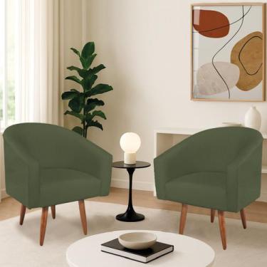 Imagem de Kit 2 Poltronas Decorativa Jade Design Moderno Sala de Estar Quarto Es