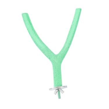Imagem de Ｂｅｓｇａ Brinquedo de suporte para, brinquedo de moer patas, gaiola de pássaros para periquitos e calopsitas, Verde