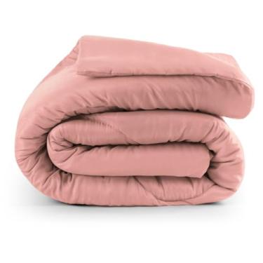 Imagem de Edredom Casal Queen Microfibra 100% Poliéster Matelado com Manta Resinada (Rose)