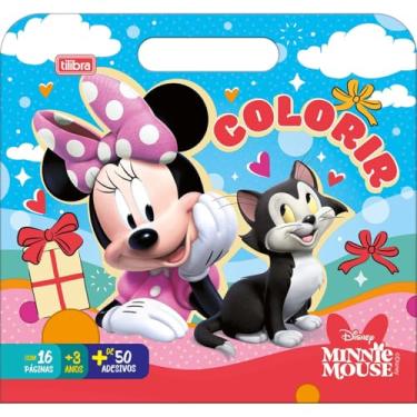 Imagem de Tilibra - Folhas Colorir Maleta Minnie, Multicor