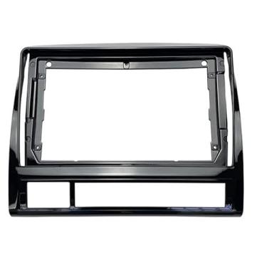 Imagem de YuYue Electronic Instalação de moldura de rádio de carro de 23 cm DVD GPS Mp5 ABS PC moldura de plástico para fáscia compatível com Toyota Tacoma 2005-2013