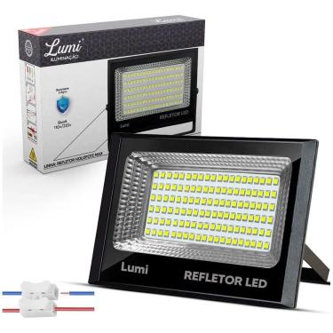 Imagem de 2X Refletor Led Holofote 200W Branco Frio Resistente À Água