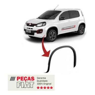 Imagem de Moldura Paralama Dianteiro Esquerdo Novo Uno Fase 2