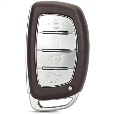 Imagem de Capa De Chave Inteligente Para Hyundai Tucson 2016-2020 Com 4 Botões, 