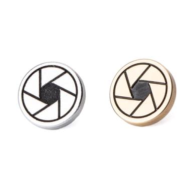 Imagem de DBZZ Botão do obturador da câmera para Fujifilm x-t50 x-t30 xt200 xt100 xpro2 xpro3 xe4 xa7 para Nikon f3 f3ma para Olympus (latão e prata)