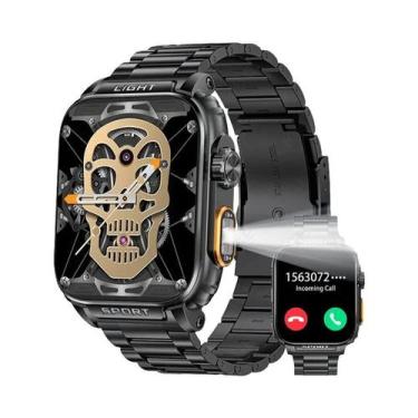 Imagem de Relógio Ultra Inteligente Masculino De 1,91" LIGE Moda IP68 À Prova d'