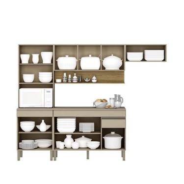 Imagem de Cozinha (Com Balcão Com Tampo) 9 Portas 1 Gaveta Line - SSX Multicoisa