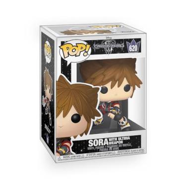 Imagem de Epic Collectibles Pop Animation: Kingdom Heart III - Sora with Ultima Weapon Vinyl Figure Included with Box Protector Compatible for Funko