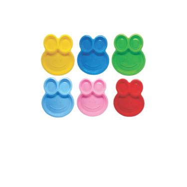 Imagem de Prato Infantil Sapo em Plástico Resistente Azul ( 43215 )