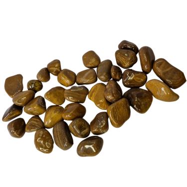 Imagem de Pedra Jaspe Amarelo 4 a 6 cm Rolada 1 kilo Natural