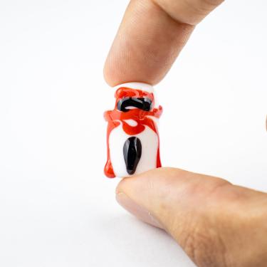 Imagem de Unidade Firma Lisa 22mm Zé Pelintra Branca Murano Guias