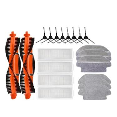 Imagem de Compatible With XMI Mijia Mi Robot Vacuum-Mop Pro STYTJ02YM 2S / 3C / Conga 3490 Viomi V2 PRO V3 SE Main Side Brush Hepa Filter Mop Part(WHITE)