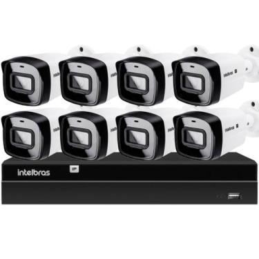 Imagem de Kit 8 Câmeras IP Vipc 1230B Intelbras NVD 1408P HD S/HD