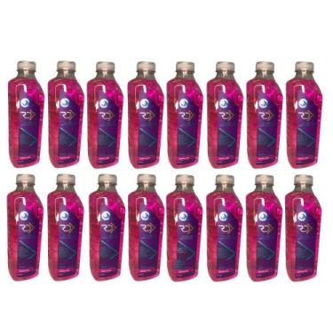 Imagem de Kit 16 Aditivo Fluído Líquido Radiador Rosa Pronto Uso Radiex