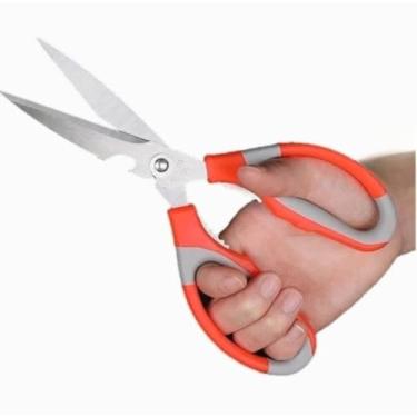 Imagem de Tesoura De Cozinha De Aço Inoxidável 21,5 cm Multifuncional, Ferramentas De Corte De Carne E Vegetais, Osso De Frango