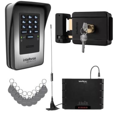 Imagem de Interfone Coletivo Sem Fio Intelbras Com 10 Tags e Fechadura
