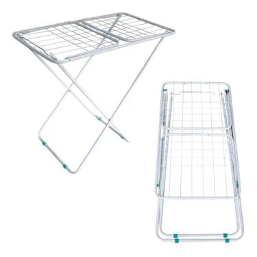 Imagem de Varal Retrátil de Chão, Estilo Guarda-Chuva, 16 Prendedores, Plástico, Sortido, Capacidade 3kg, Manual, Uso Externo, 60x3x5 cm