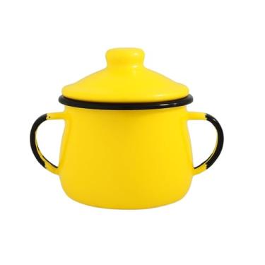 Imagem de Açucareiro 08 Esmaltado Amarelo 380 ml - Ewel