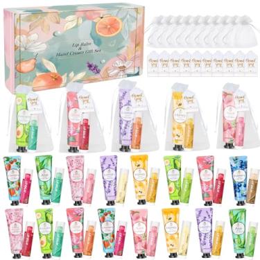 Imagem de Presentes a granel – Conjunto de 36 bálsamos labiais com bolsa de organza, cartão de agradecimento, presentes de agradecimento, lembrancinhas de chá de bebê para convidados, lembrancinhas de festa de