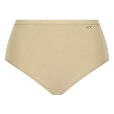 Imagem de Calcinha Classica Cintura Alta Algodão Loba Lupo 40351, M, Branco