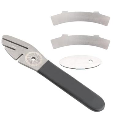 Imagem de TWZKXC Kit de ferramentas de garfo de rotor de disco de bicicleta, 4 peças, ferramenta de alinhamento de disco de garfo de rotor, chave de freio de bicicleta para calibração de bicicleta de estrada de