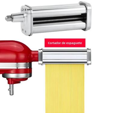 Imagem de Acessórios Para Máquina De Macarrão Em Aço Inoxidável Para Batedeira K
