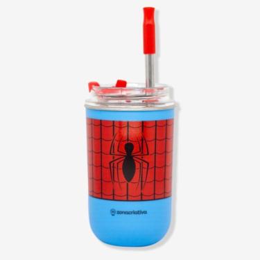 Imagem de Copo Neo Térmico Tampa Canudo 300ml Homem Aranha