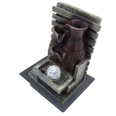 Imagem de Fonte De água Decorativa 3 Quedas Cascata Luz De Led Bivolt