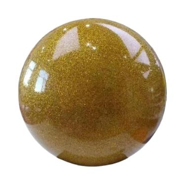 Imagem de Colaxi Bola de Ginástica Rítmica de 18cm, Equipamento de Ginástica para Prática de Dança, Bola Rítmica para Ginástica, Estabilidade, Performance, Ouro