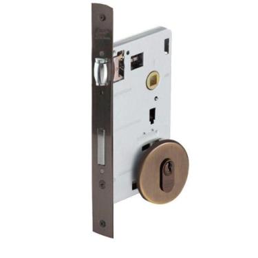 Imagem de Fechadura Rolete 1710 Redonda Externa Antique - Imab