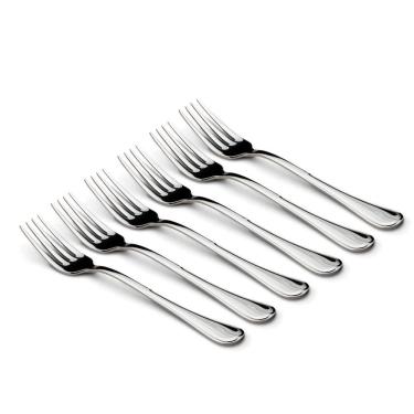 Imagem de Kit 6 Garfos Aço Inox Talher Mesa Cozinha Buffet Restaurante