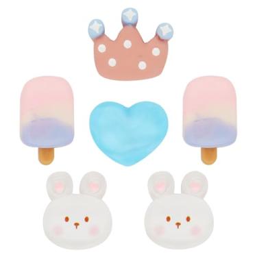 Imagem de Dajino Amuletos Dotit Binder, Caderno de fichário com pingentes fofos | Dotit (Coelhos)