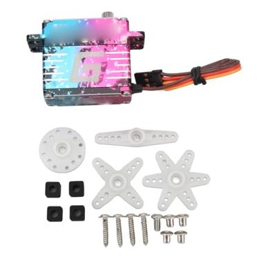 Imagem de SIWOTED 25KG Servo de Direção Digital com Braços Full Metal Baixo Ruído Leve e Poderoso Servo RC para Robô de Helicóptero RC