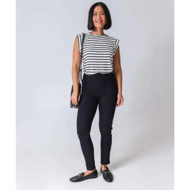 Imagem de Calça Jeans Skinny Feminina Biotipo Preto-36022, Preto, 44