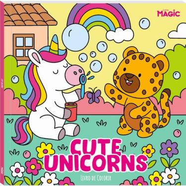 Imagem de Livro - Cute Unicorns - Livro de colorir