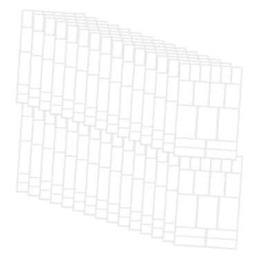 Imagem de DimyFew Pacote com 30 Etiquetas Removíveis para Potes de Conserva E Recipientes de Armazenamento, Adesivos, Etiquetas para Recipientes de Armazenamento, Etiqu, Branco, Tamanho real