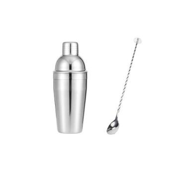 Imagem de Coqueteleira Coador e Colher Bailarina Drinks Bar Bartender - CASACHA