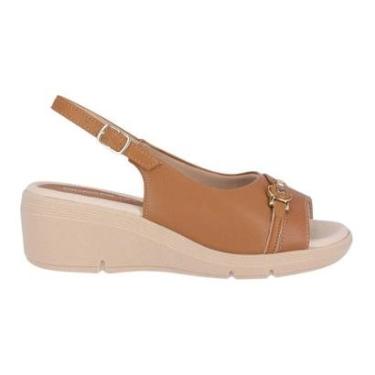 Imagem de Sandália Piccadilly Slingback Anabela 540409 - Feminino-Feminino