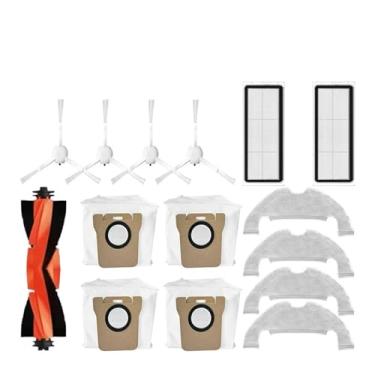 Imagem de Compatible With Xiaomi Robot Vacuum X10 Replacement Spare Parts Accessories Main Side Brush Hepa Filter Mop Cloth Dust Bag(Chocolate)