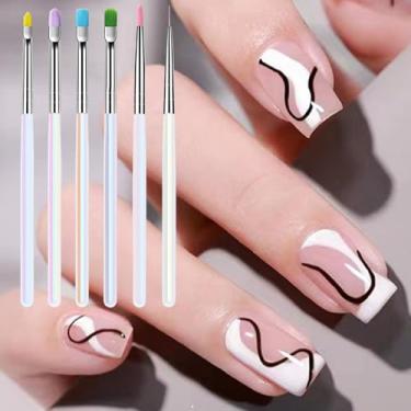 Imagem de Pincéis de design de unhas | Canetas de desenho de unhas | Ferramenta de caneta de estampagem em gel para pintura de esmalte aplicador de arte para iniciantes e profissionais