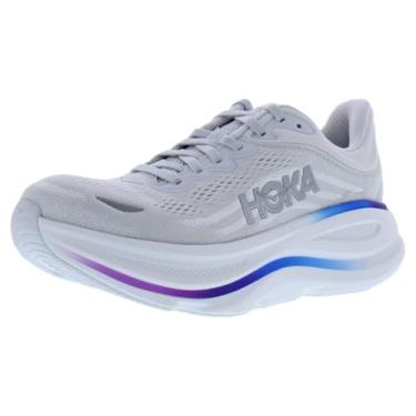 Imagem de HOKA Tênis feminino Bondi 9, Cinza cósmico/branco, 39