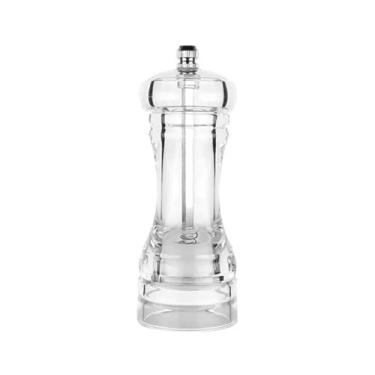 Imagem de Saleiro de 12,7 cm, moedor de pimenta de acrílico durável e ajustável para utensílios de cozinha