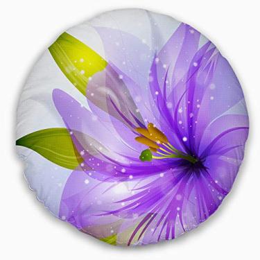 Imagem de Sala de estar, sofá, almofada de alta qualidade + capa de almofada impressa em ambos os lados 40,64 cm da Designart