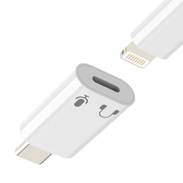 Imagem de Adaptador de áudio Lightning fêmea para USB C macho para iPhone 17 16 15 Pro, conversor de microfone, adaptador de fone de ouvido, cabo de microfone, fones de ouvido para iPad, adaptador compatível
