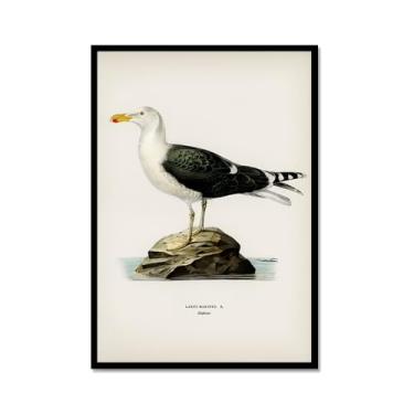 Imagem de Impressão de pato vintage rústico Pato Pato Pato Lago pôster de arte de parede retrô natureza pintura em tela imagens decoração de quarto de fazenda (SKU9,20.3x30.5 cm = (20x30cm), moldura de metal