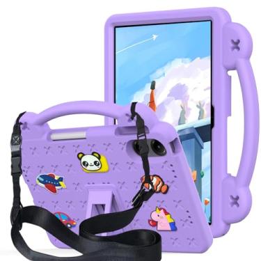 Imagem de QYiiD Capa infantil para Xiaomi Redmi Pad Pro 12,1 polegadas 2024, capa protetora de EVA infantil à prova de choque com alça de suporte, alça de ombro, suporte para Xiaomi Redmi Pad Pro 12,1 polegadas